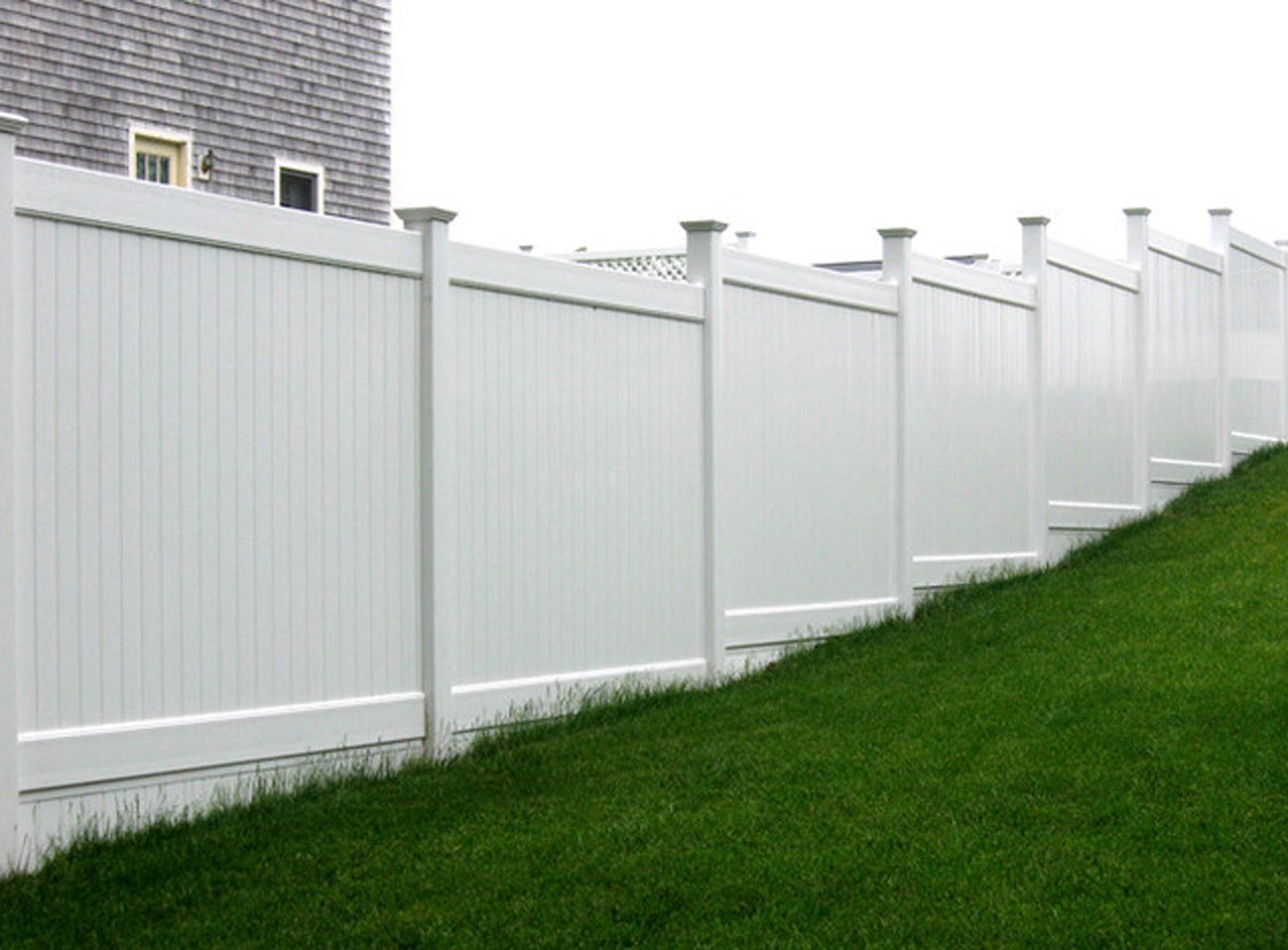 How To Install A Privacy Fence On A Slope Our Aluminum Fence Is